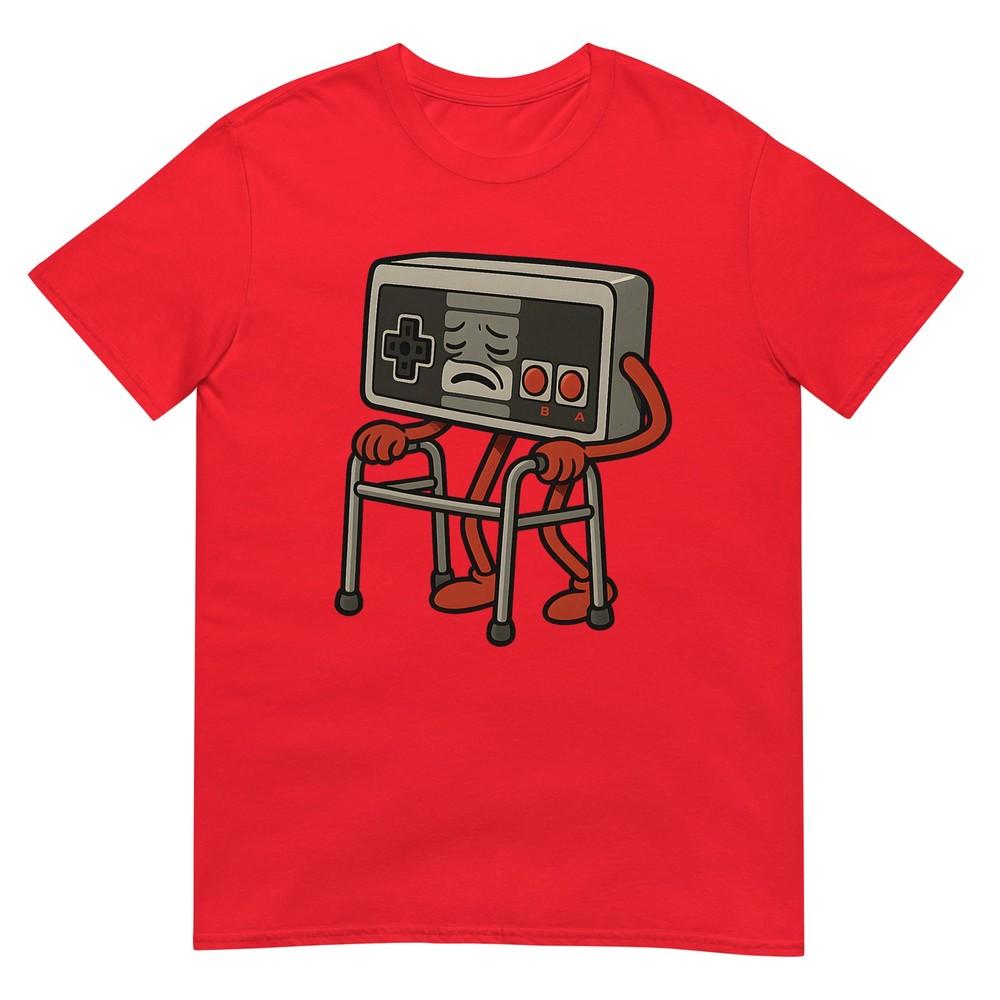 Funny Old Gamer Gaming Retro 80s 90s Video Game Old Gamer Tshirt S