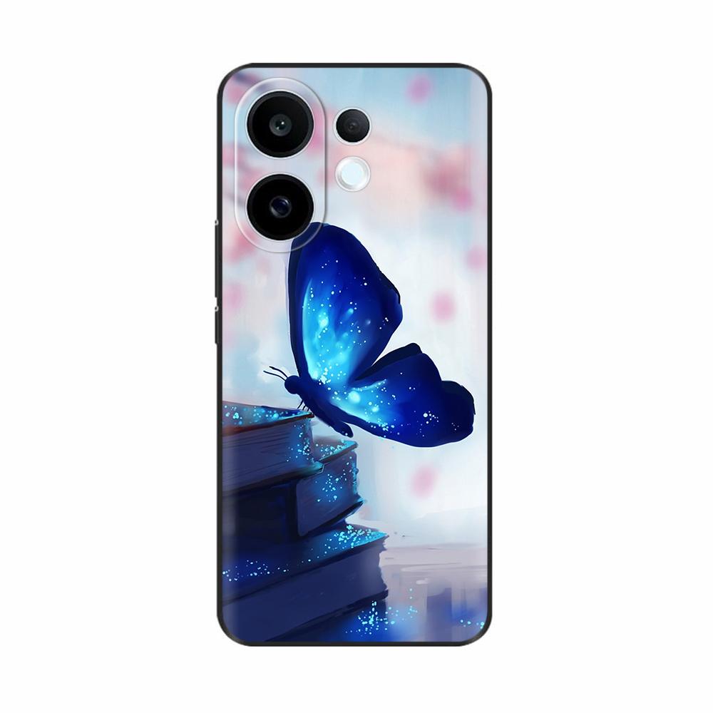 For VIVO S30 Pro Mini 5G Case Cartoon Butterfly Flowers Silicone Phone Cases For Vivo S30 5G vivoS30 Back Cover Fundas Bumper