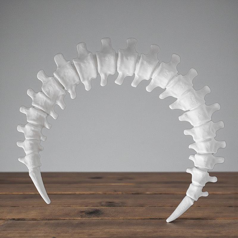 Spinal Cord Moon Wall Hanging Gothic Home Art Living Room Wall Ornament Aesthetic Alternative Room Decor
