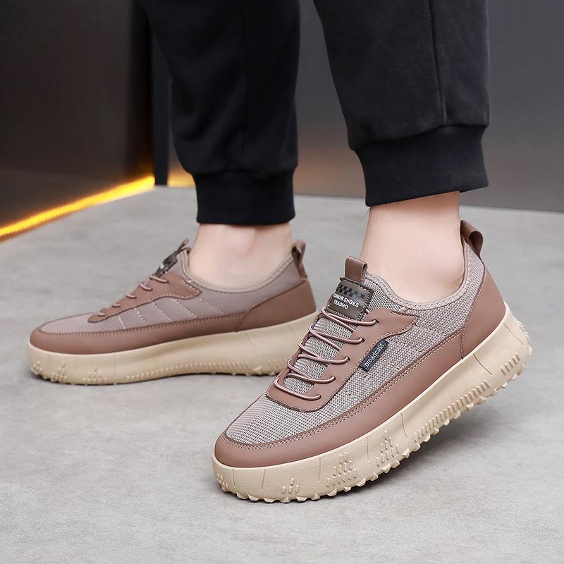

Men Summer Casual Shoes Breathable Comfortable ThickSole New men s thick soled anti skid outdoor travel free shipping 39