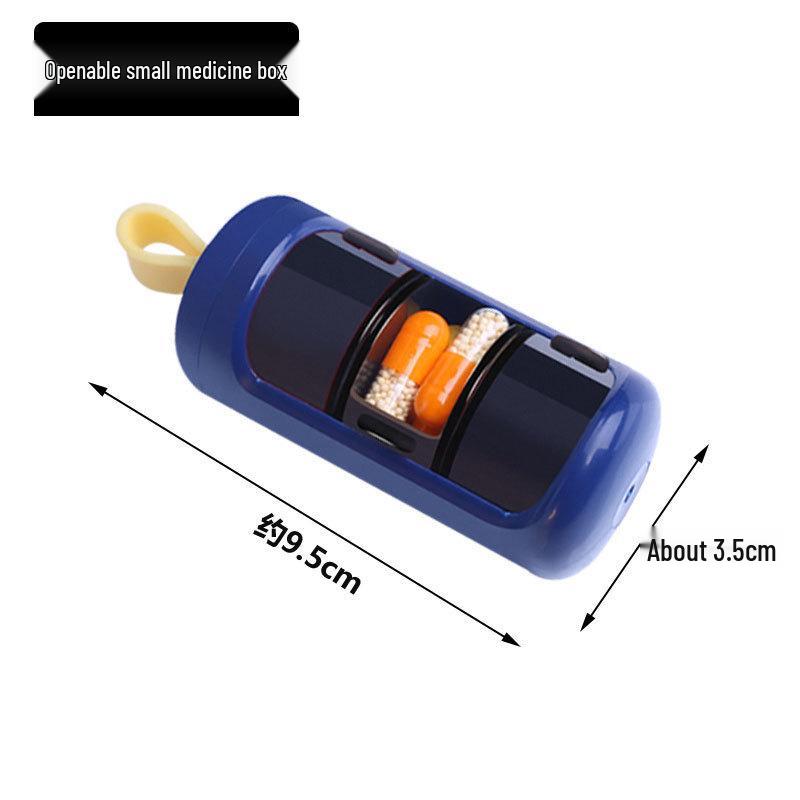 Portable 7-Day Pill Dispenser Box