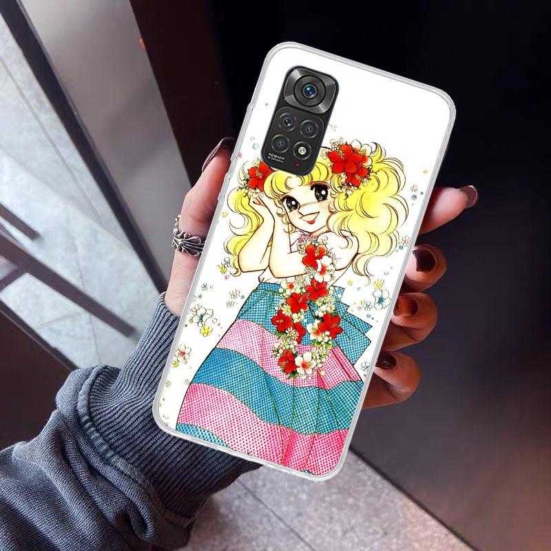 Candy 90s Anime Phone Case For Xiaomi Redmi Note 10 11 12 13 14 15 Pro Plus 11S 12S 14S 11T 11E 10S Soft TPU Back Cover Redmi No