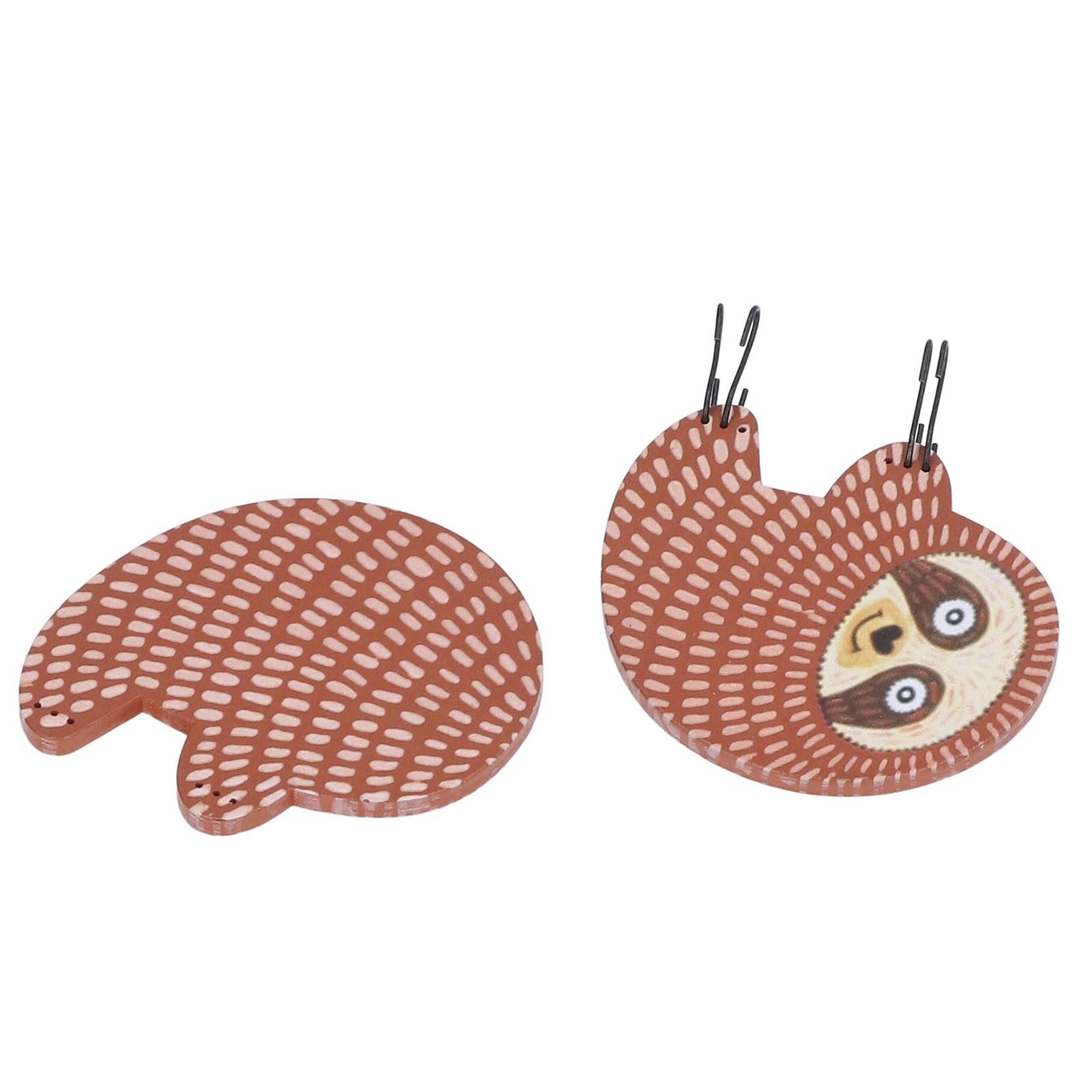 

Wooden Sloth Pendant Cartoon Cute Flower Branch Trees Plant Decoration Pendant Ornament 9x7.8cm