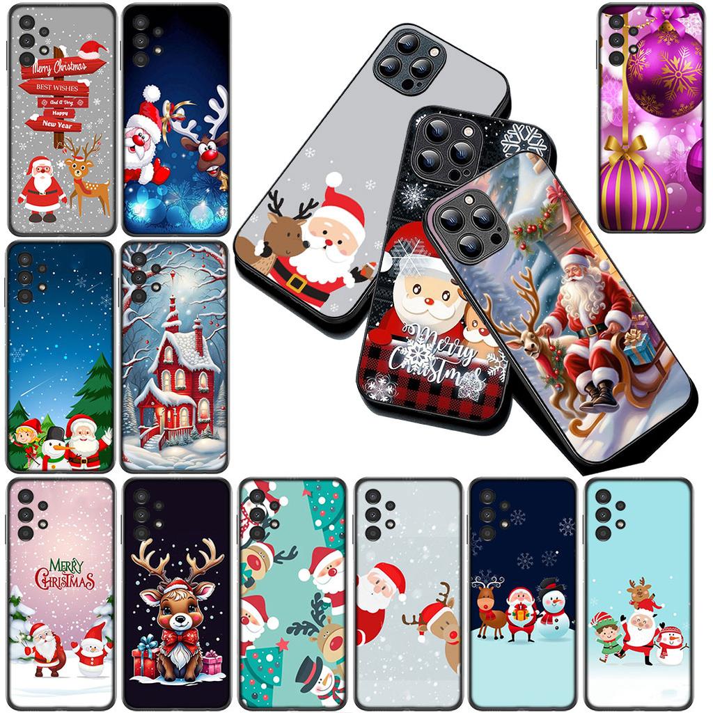 Santa Claus Merry Christmas Tree Deer Cover for Motorola Moto Edge 70 60 Fusion Stylus NEO Pro Plus G04S G MAX Stylus G04 Case