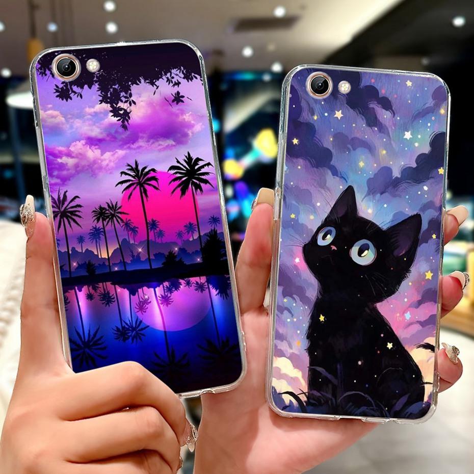 New Design Phone Case For Vivo Y71 Y71i Y71A Clear TPU Back Cover For Vivo 1724 1801 1801i Y71 Y 71i 4G Soft Silicone Cases