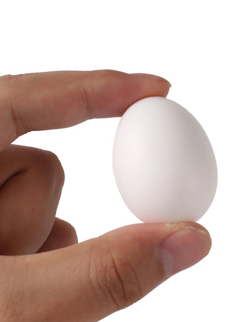 5/50 Piezas Huevos de Paloma Simulados Huevos Falsos Simulados Suministros para Incubación de Palomas Mensajeras Herramientas para la Cría de Pájaros Huevos para Incubación en Nido