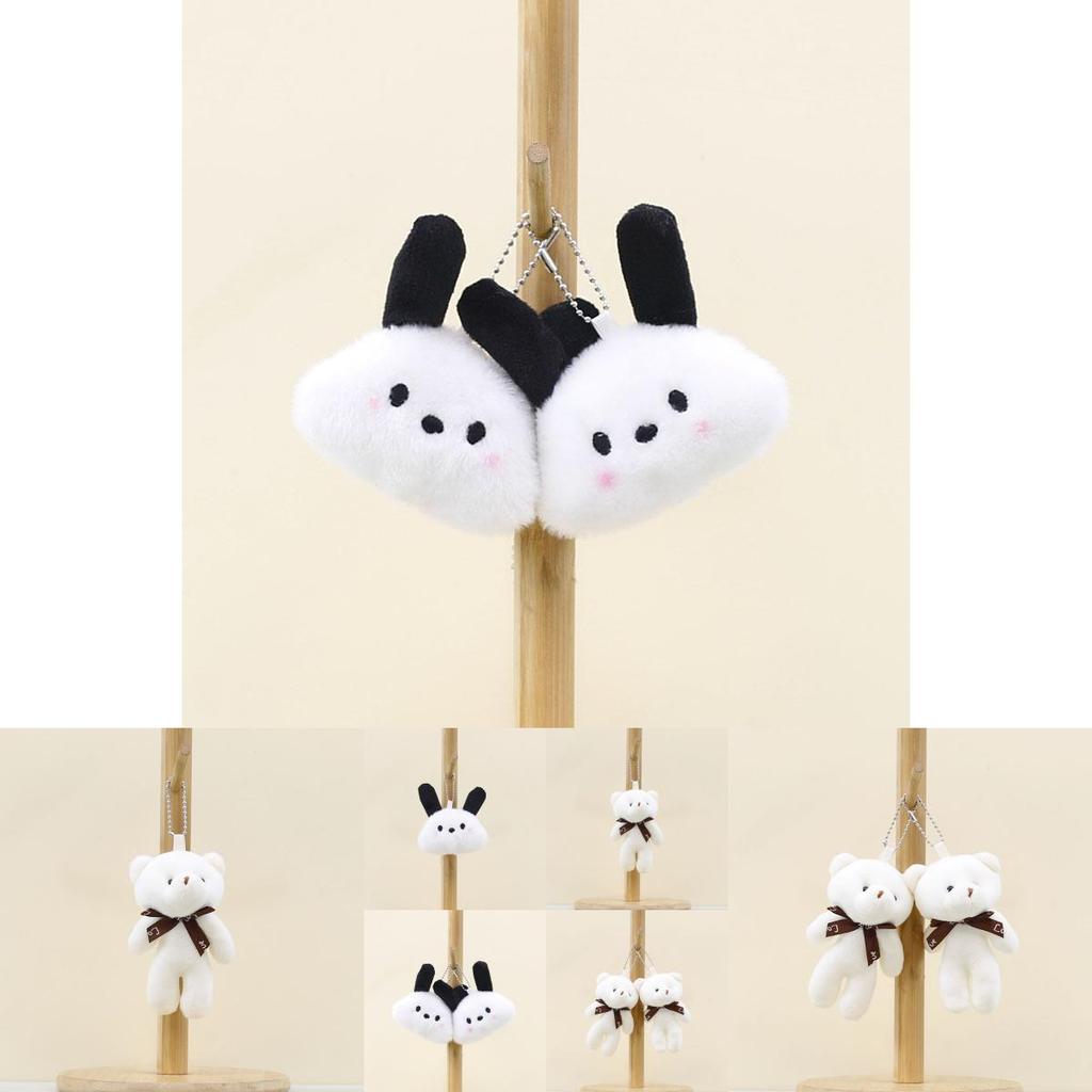 Plush Bear Stuffed Animal Toy With Pp Cotton Filling For Kids Room Decor