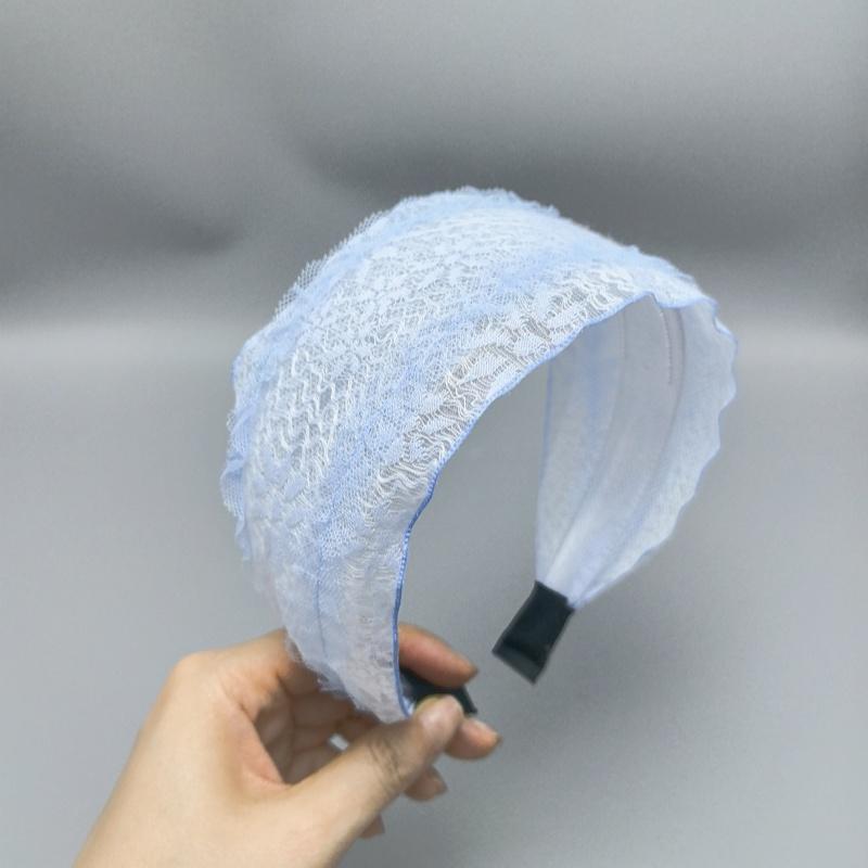 

Летне-весенняя новая кружевная повязка для волос, ажурная, элегантное вышитое кружево, женская повязка на голову, аксессуары для волос, повязки