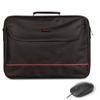 Monray Bureau Kit Briefcase + Mouse for Laptops Up To 16'/ Black