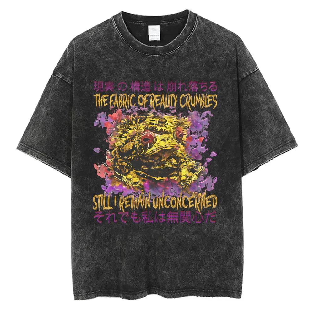 Ich will einen perfekten Körper Ich will eine perfekte Seele T-Shirt Lustige Capybara im japanischen Stil Vintage-gewaschenes T-Shirt Herren Oversized T-Shirts Oberteile