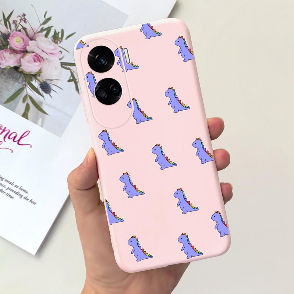 For Funda Honor 90 Lite Case Honor 100 Pro Honor100 5G Back Cover Astronaue Cow Pattern Etui Soft Silicone Huawei Honor90 Lite
