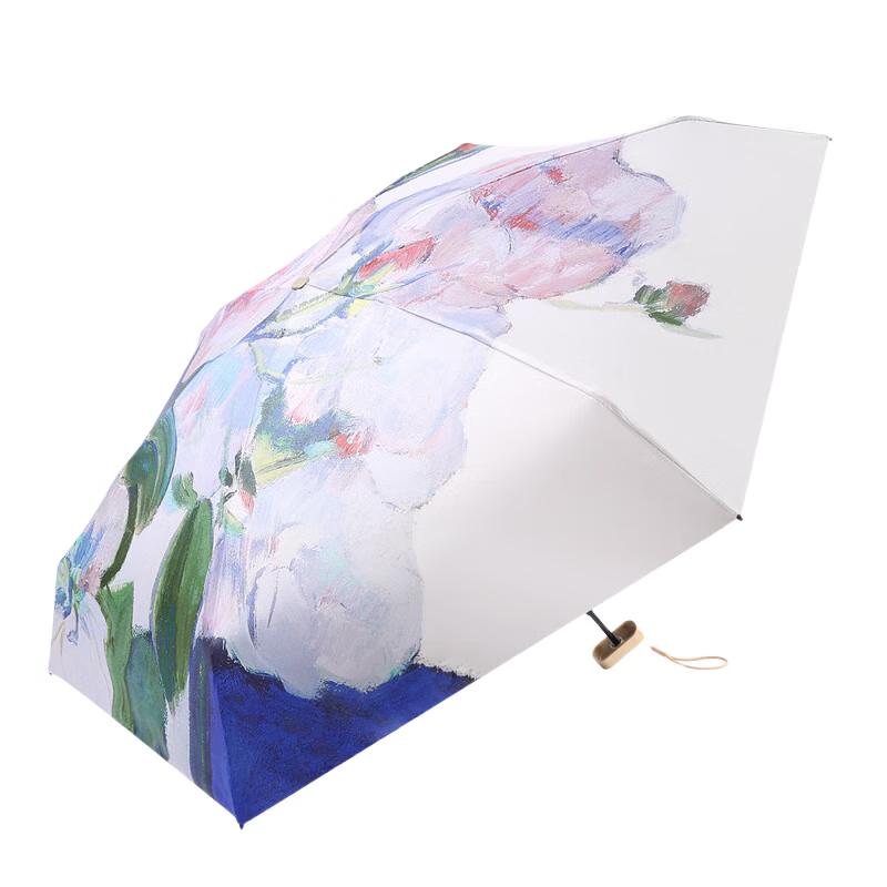 Nanjiao Creative Oil Painting Sunscreen Folding Umbrella
