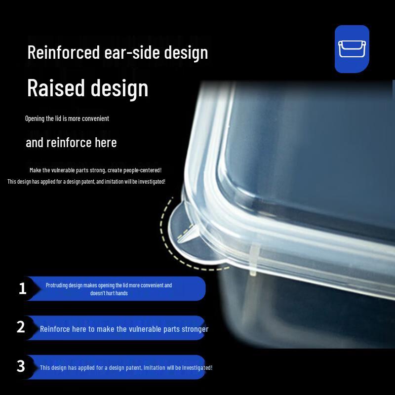 Flat Lid Food Storage Container