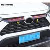 For Toyota Rav4 Rav 4 Limited/LE/XLE/Hybrid -2024 2025 Chrome Front Upper Grille Grill Molding Trim Accessories Car Styling