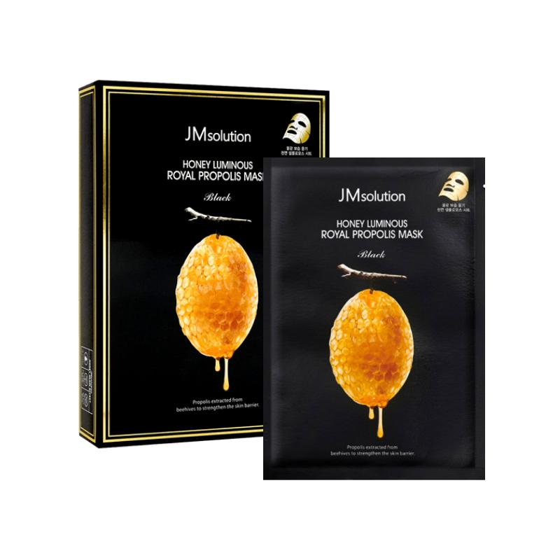 [JMsolution] Honey Luminous Royal Propolis Mask 30ml (Set of 10EA) - Professional Triple Propolis Nourishing & Honey-Glow Care