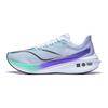 Li Ning Feidian 3 Challenger Cushioning Slip Resistant Low top Marathon Training Sprint Running Shoes Men's Gray Purple ARMT037-9