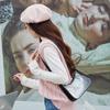 New trendy armpit bag, fashionable transparent bag, shoulder bag, portable women's bag, simple small bag.