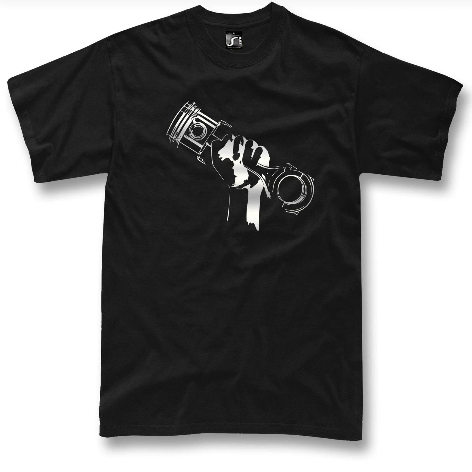 Piston tshirt Revolution Turbo T Shirt JDM street race dragster Drift XS