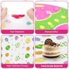 2 Pack Easter Tablecloth - Colorful Easter Eggs Table Cloth, Plastic Disposable Rectangle Spring Easters Egg Table Cover for Easters Tables