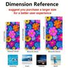 1pc Floral Beach Towel Vibrant Colorful Flower Pattern Bath Towels Soft Microfiber Fabric Unisex Oversized Towel for Swimming