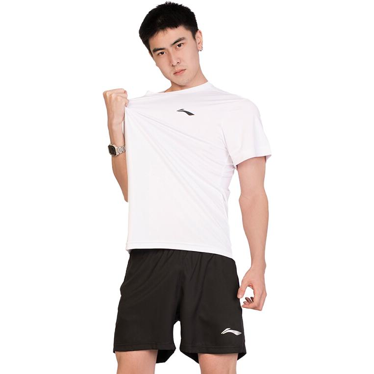Li Ning Sports Casual Short Sleeve T-Shirt Unisex Tops White ATSS959-2