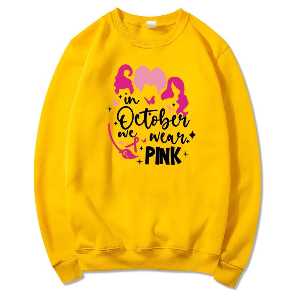 

Толстовка унисекс с капюшоном, посвященная раку груди. В октябре мы носим розовую толстовку с розовой лентой. Толстовки Sanderson Sisters. Топы с раком груди. 4XL