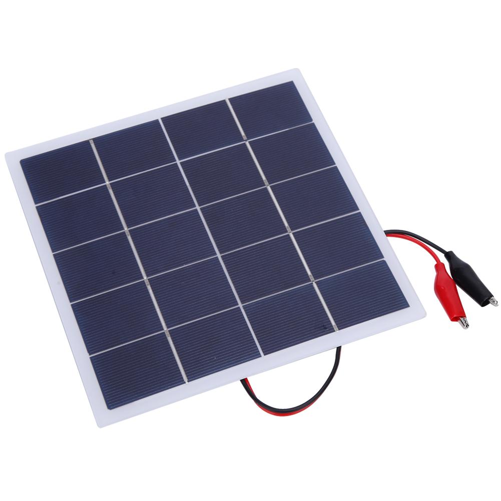 

4 Вт 5 В поликристаллический кремний DIY с использованием солнечной панели легкий удобный для переноски 172x175x2MM4W