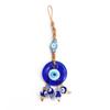 Craft Colorful Bead Demon Eye Pendant Car Hanger Decoration Blue Eye Key Chain Home Wall Hanger