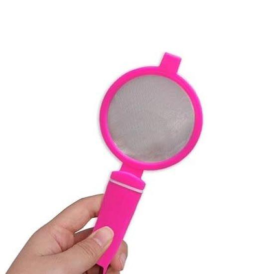 RSINC Plastic Multipurpose Tea | Milk | Coffee Strainer  Milk | Coffee chalni | channi. Multicolor Length 22 cm Set of 2 Plastic Tea Strainer