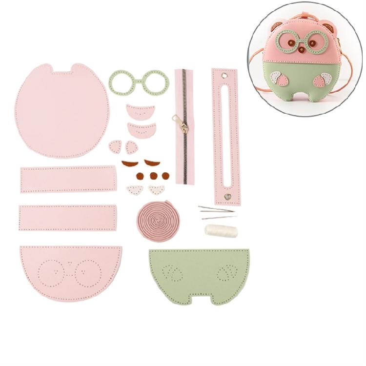 Handcrafts Gifts DIY Sewing Kit Lovely Bear Crossbody Bag Making Materials Set