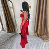 Summer Women's Sexy Strappy Bandeau Long Pants Set