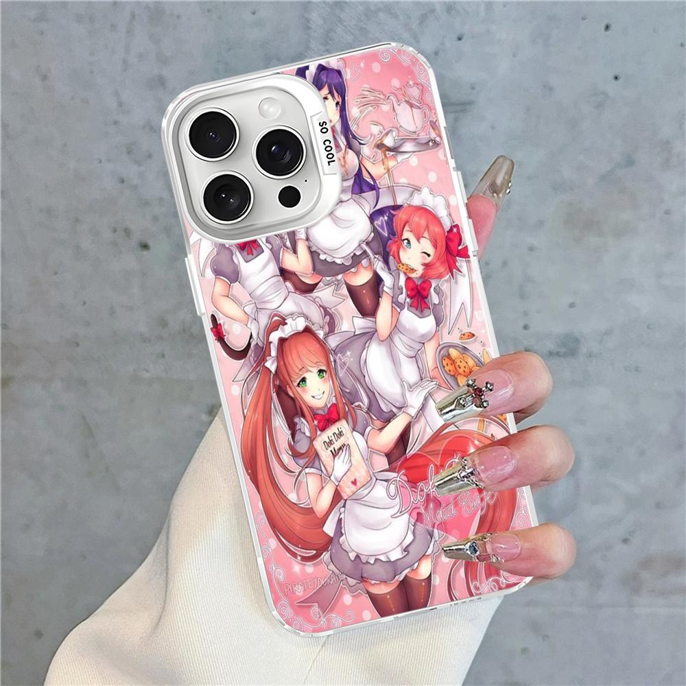 

D-Doki-Dokies Phone Case For IPhone 16 15 14 13 12 11 Pro Max X XR XSMAX 8 7 Plus Matte Shockproof Back Cover iPhone 16 pro