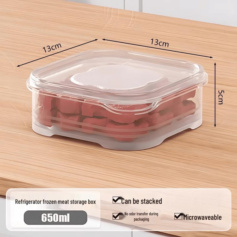 

ZISIZ Freezer Storage Containers 650ml Set of 5