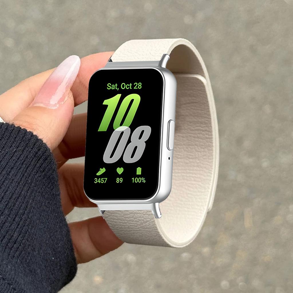 Magnetic Silicone Band For Samsung Galaxy Watch Fit 3 Two Tone Sport Strap For Galaxy Watch Fit 3 Smartwatch Elastic Bracelet