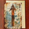 1pc Retro Rusty Arrow 2D Flat Tin Sign 12x8in Vintage Metal Plaque Industrial Farmhouse Wall Decor Living Room Home Art