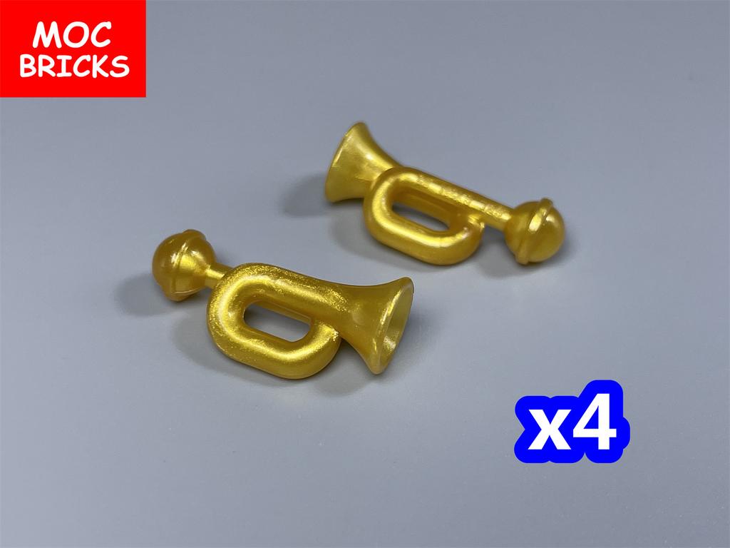 MOC Steine Suona Horn Militärpistole Piraten Gewehr Soldat Gamaschen Helm Actionfigur Zusammengebaute Bausteine Jungen Spielzeug