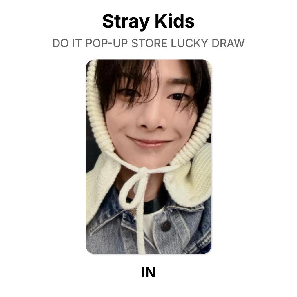 Stray Kids DO IT POP-UP STORE LUCKY DRAW Official Photocard