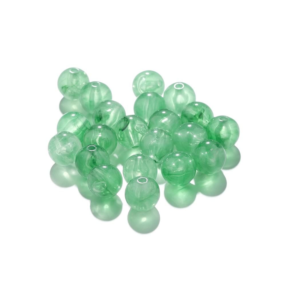 100-200Pcs Colorful Round Imitation Natural Stone Bead Loose Spacer Bead For DIY Necklace Bracelet Jewelry Making Supplies