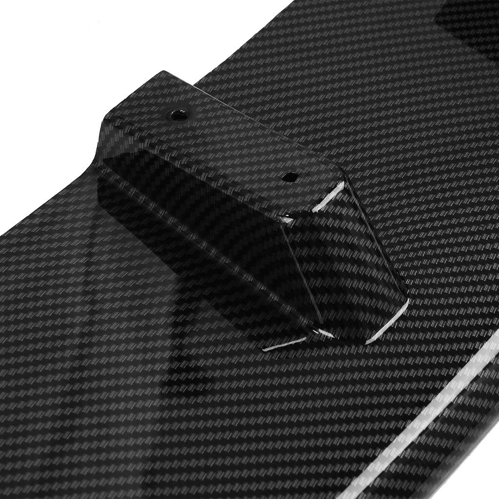 For BMW F10 M5 2012-2016 Carbon Look Glossy Black Front Bumper Lip Spoiler Splitter Lower Air Vent Corner Side Splitter Cover