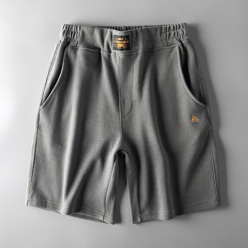 Export Sports Shorts Men s Summer Cut Label Trendy Casual Fifth Pants Export Original Tail Order Men s Middle Pants Beach Pants Dark Gray 3XL