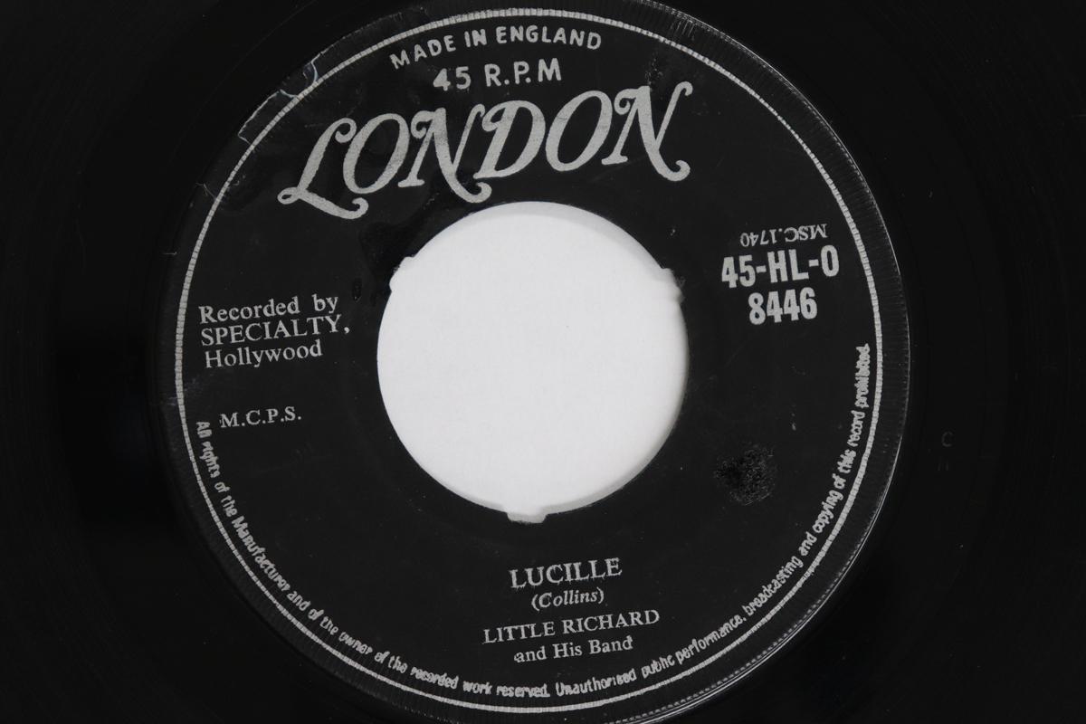 

7inch Record LITTLE RICHARD - Lucille / Send Me Some Lovin 45HLO8446 LONDON RECORDS 1957 UK Rock Used