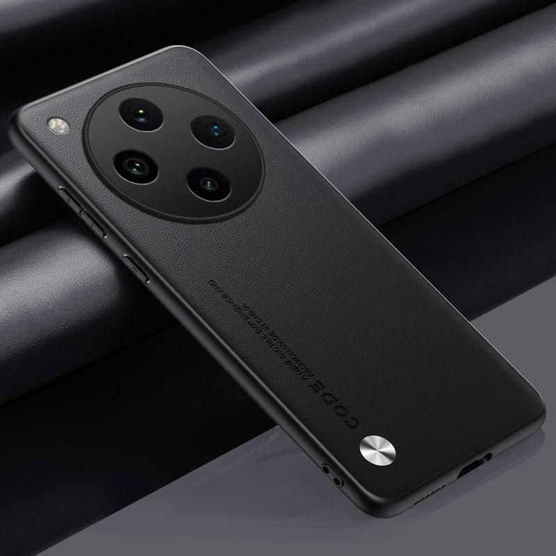 For OPPO Find X8 Pro X 8 Plain PU Leather Hard Case for Find X7 Ultra X6 X8Pro Matte Bumper Shockproof Silicone Soft Edge Protector Cover Shell