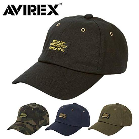 Avirex Cap Hat AVIREX BLACK PATCH Avirex Low Cap Popular Brand Khaki Military Men's