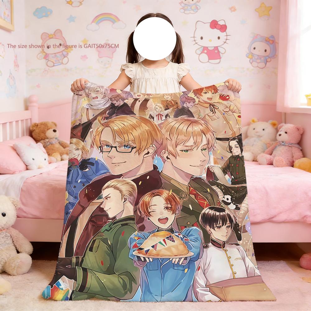 Blanket For Hetalia Soft Throw Blanket for World Picnic Bed Sofa Home Group Bedroom Cozy Warm Stars Comfortable