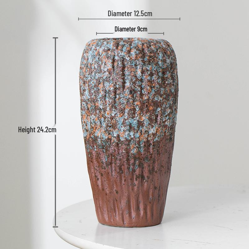 Nordic Minimalist Ceramic Vase for Dried Flowers and Hydroponics