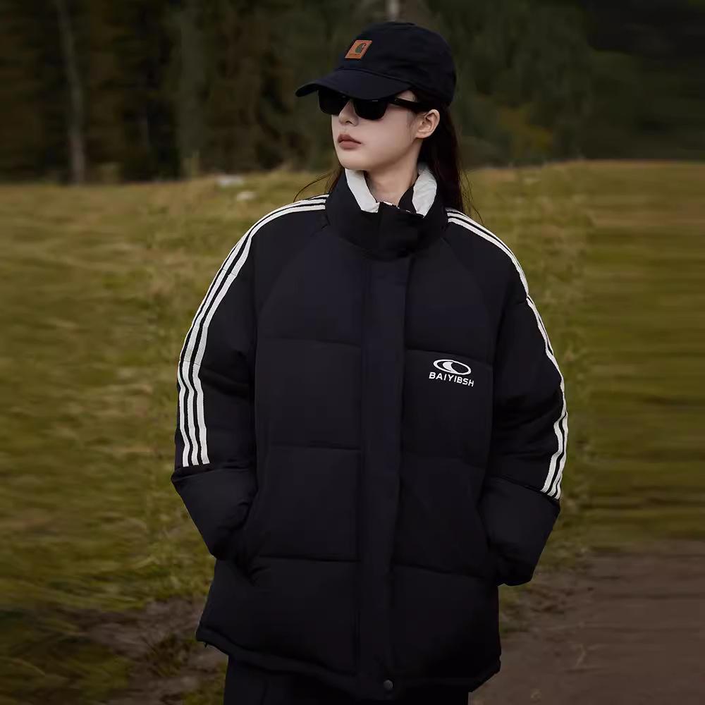 Winter New Korean Version Down Cotton Clothes Women's Short Stand-up Collar Loose Thickened Cotton-padded Clothes