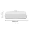 Plastic Butter Dish With Lid Transparent Cover Butter Keeper Container  For Refrigerator