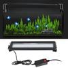 LED Aquarium Licht Farbwechsel 3 Stufen 4 Reihen Fische Licht mit ausziehbaren Halterungen Schwarz