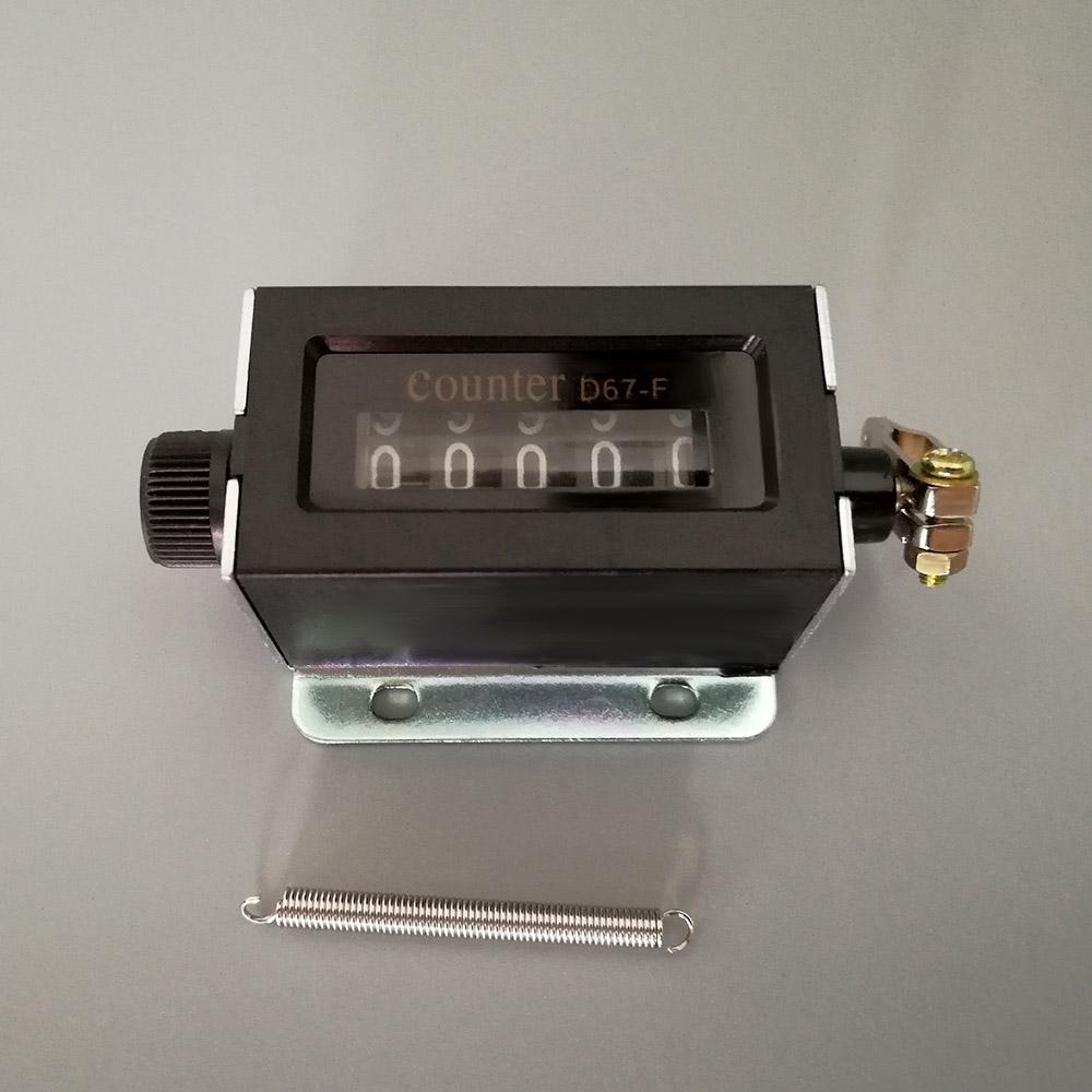 

D94-S Handheld Resettable Counter Meter Sports Equipment Finger Ring Clicker Tally Counter чорний