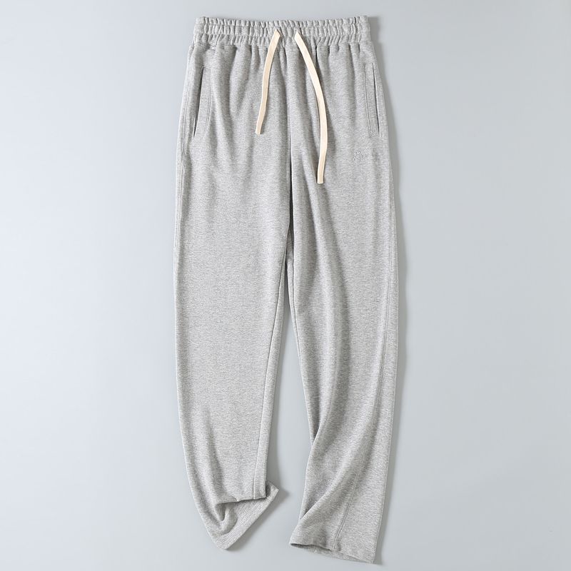 Export Export Tail Goods Japanese Style Simple Drawstring Elastic Waist Terry Cotton Loose Sports Casual Pants Sweatpants Men's Trousers